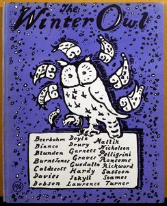Okładka „The Winter Owl”, wydanej przez Cecil Palmer, Londyn autorstwa William Nicholson