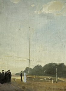 Hampstead Heath, Flagstaff autorstwa William Nicholson
