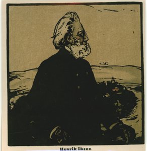 Henrik Ibsen (chromolit) autorstwa William Nicholson