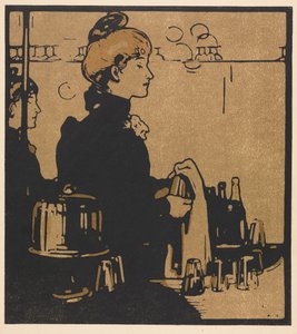 Londyn Typy: Barmanka autorstwa William Nicholson