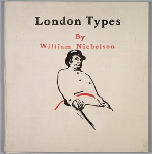 Typy londyńskie: Okładka autorstwa William Nicholson