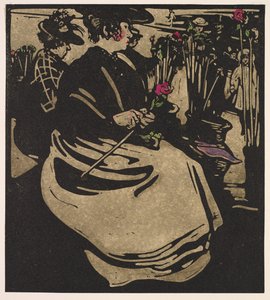 Typy londyńskie: Flower Girl autorstwa William Nicholson