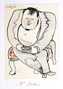 Mr Belloc, ilustracja z „The Winter Owl”, wydanej przez Cecila Palmera, Londyn autorstwa William Nicholson