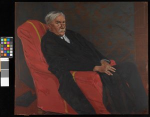 Portret dr AC Benson autorstwa William Nicholson