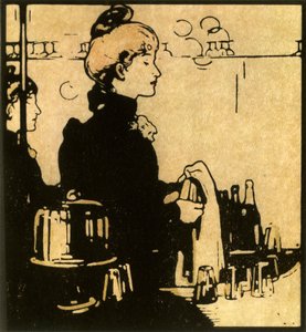 „Barmanka”, 1888, 1946. autorstwa William Nicholson
