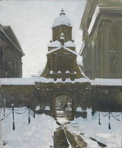 Brama Honoru pod Śniegiem autorstwa William Nicholson