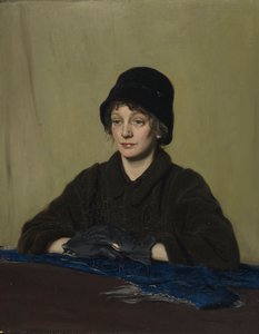 Dziewczyna w poszarpanej rękawiczce autorstwa William Nicholson