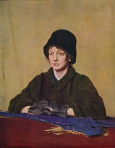 Dziewczyna w postrzępionej rękawiczce, 1909, 1935.
