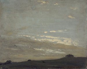 Srebrny zachód słońca, 1909-1910. autorstwa William Nicholson