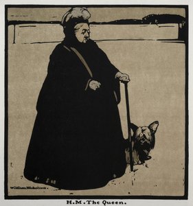 Dwanaście portretów: H.M. the Queen autorstwa William Nicholson