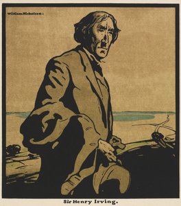 Dwanaście portretów: Sir Henry Irving autorstwa William Nicholson