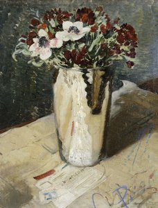 Kwiaty i zawilce autorstwa William Nicholson
