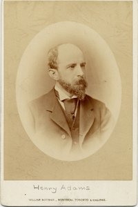 Henry Adams (1838-1918), amerykański historyk (zdjęcie albumu)