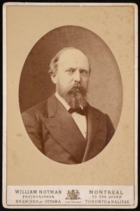 Portret Othniela Charlesa Marsha 1831-1879, ok. 1875 r. autorstwa William Notman