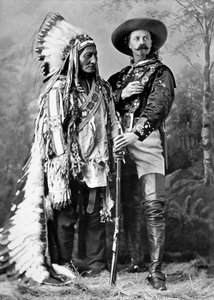 Siedzący Byk i Buffalo Bill w 1886 roku.