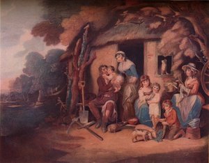The Husbandmans - Sobotni wieczór: Powrót z pracy, ok. 1789