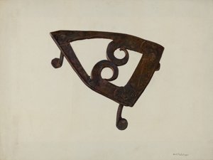 Żelazny Trivet, ok. 1939. autorstwa William O. Fletcher