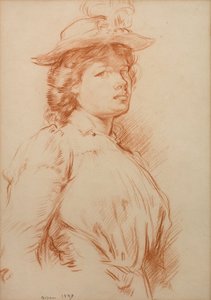 Portret Idy Nettleship autorstwa William Orpen