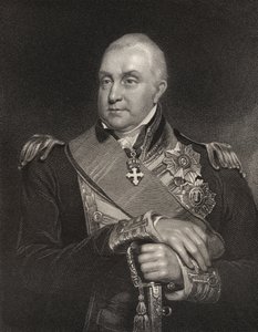 Admirał Edward Pellew, sztychowany przez Williama Holly