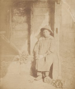 Chłopiec obierający rzepę, ok. 1854 (zdjęcie) autorstwa William P Sherlock