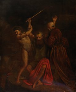 Mojżesz, Aaron i Hur na górze Horeb, 1857.