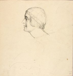 Profil idealnej kobiecej głowy autorstwa William Page