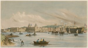 Greenwich i Dreadnaught, ok. 1840 autorstwa William Parrott
