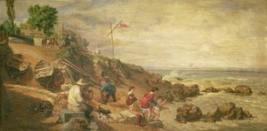 Widok na morze, Wyspa Wight, 1865