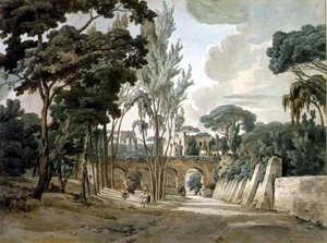 Starożytne akwedukty w pobliżu Capodichino, Neapol, 1780-1782