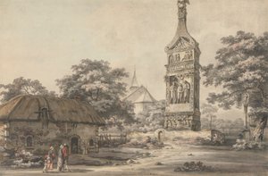 Pomnik Secundini w Ighel w Księstwie Luksemburga autorstwa William Pars