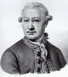 Portret Giovanniego Alessandro Brambilli (1728-1800), barona Carpiano, włoskiego anatoma, patologa i lekarza, grawerowanie autorstwa Nicolas Toussaint Charlet