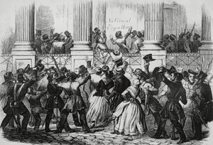 Rewolucja w Berlinie przed pałacem Wilhelma I, marzec 1848, Niemcy