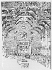 Szkoła Westminsterska, dawniej Dormitorium Opatów, ok. 1897 r.