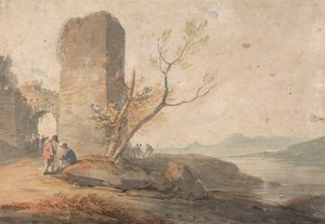 Figuras de um arquipolonês arruinado autorstwa William Payne