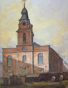 Kościół św. Jana w Wapping, Londyn, ok. 1815 r.