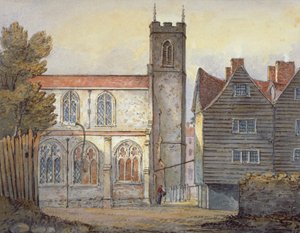 Kościół św Katarzyny przy wieży, Stepney, Londyn, 1815 autorstwa William Pearson