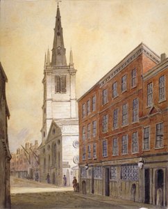 Kościół św. Małgorzaty Pattens, Eastcheap, City of London, 1815. autorstwa William Pearson