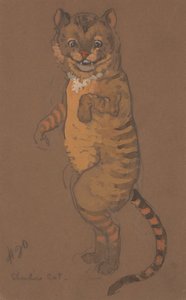 Projekt kostiumu Kota z Cheshire dla Alicji w Krainie Czarów, 1915.