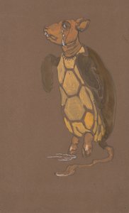 Projekt kostiumu Mock Turtle dla Alicji w Krainie Czarów, 1915.