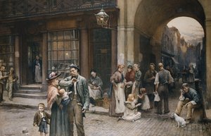 Sobotnia noc, 1898 autorstwa William Permeanus Cornish