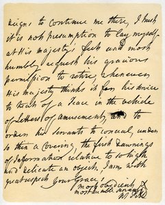 List Williama Pitta do księcia Newcastle, Hayes, 23 października 1759.