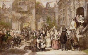 Dorastanie w dawnych czasach, 1907 autorstwa William Powell Frith