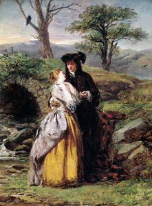 Narzeczona Lammermoora, inspirowana operą Gaetano Donizettiego (malarstwo autorstwa William Powell Frith