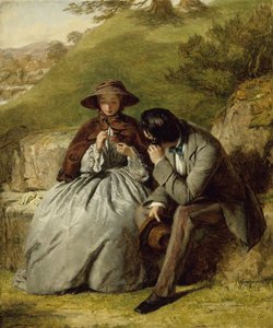 Kochankowie autorstwa William Powell Frith
