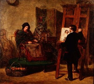 Śpiący model autorstwa William Powell Frith