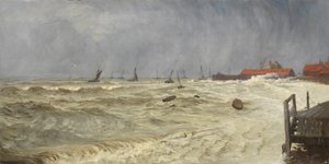 Ciężki dzień w Leigh autorstwa William Pye