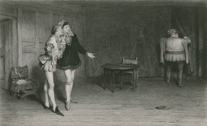 Książę Henryk, Pointy i Falstaff, Król Henryk IV, część pierwsza autorstwa William Quiller Orchardson