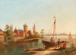 Zandorp (olej na płótnie) autorstwa William R. Dommersen