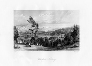 Widok z Norbury, Surrey, XIX wiek. autorstwa William Radclyffe