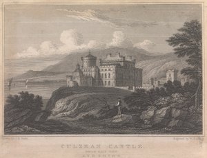 Zamek Culzean, widok na południowy wschód, Ayrshire; strona 84 (tom pierwszy) autorstwa William Radclyffe